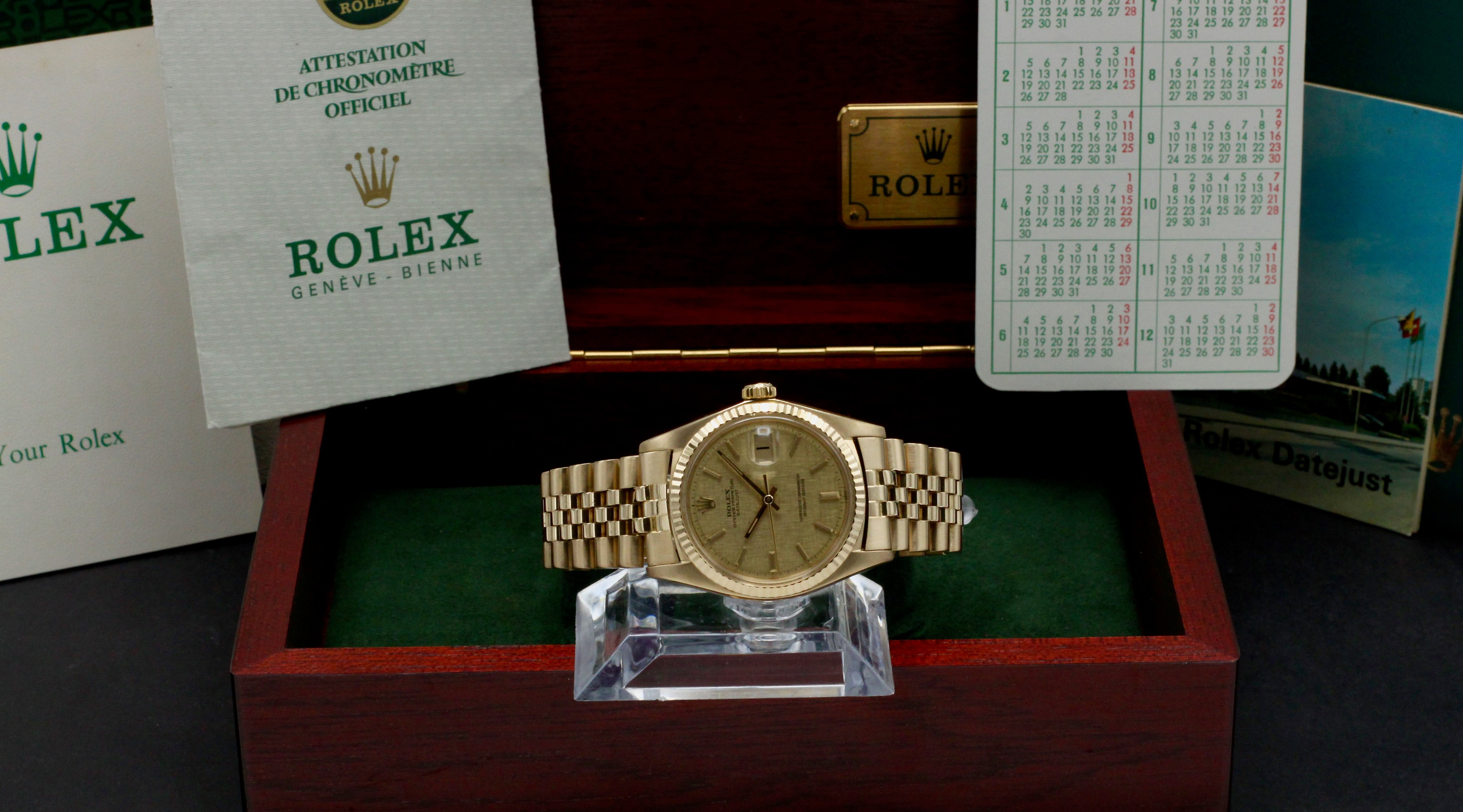 Rolex Datejust 1601 - 1973 - geelgoud- two/tone - Rolex horloge - Rolex kopen - Rolex heren horloge - Trophies Watches