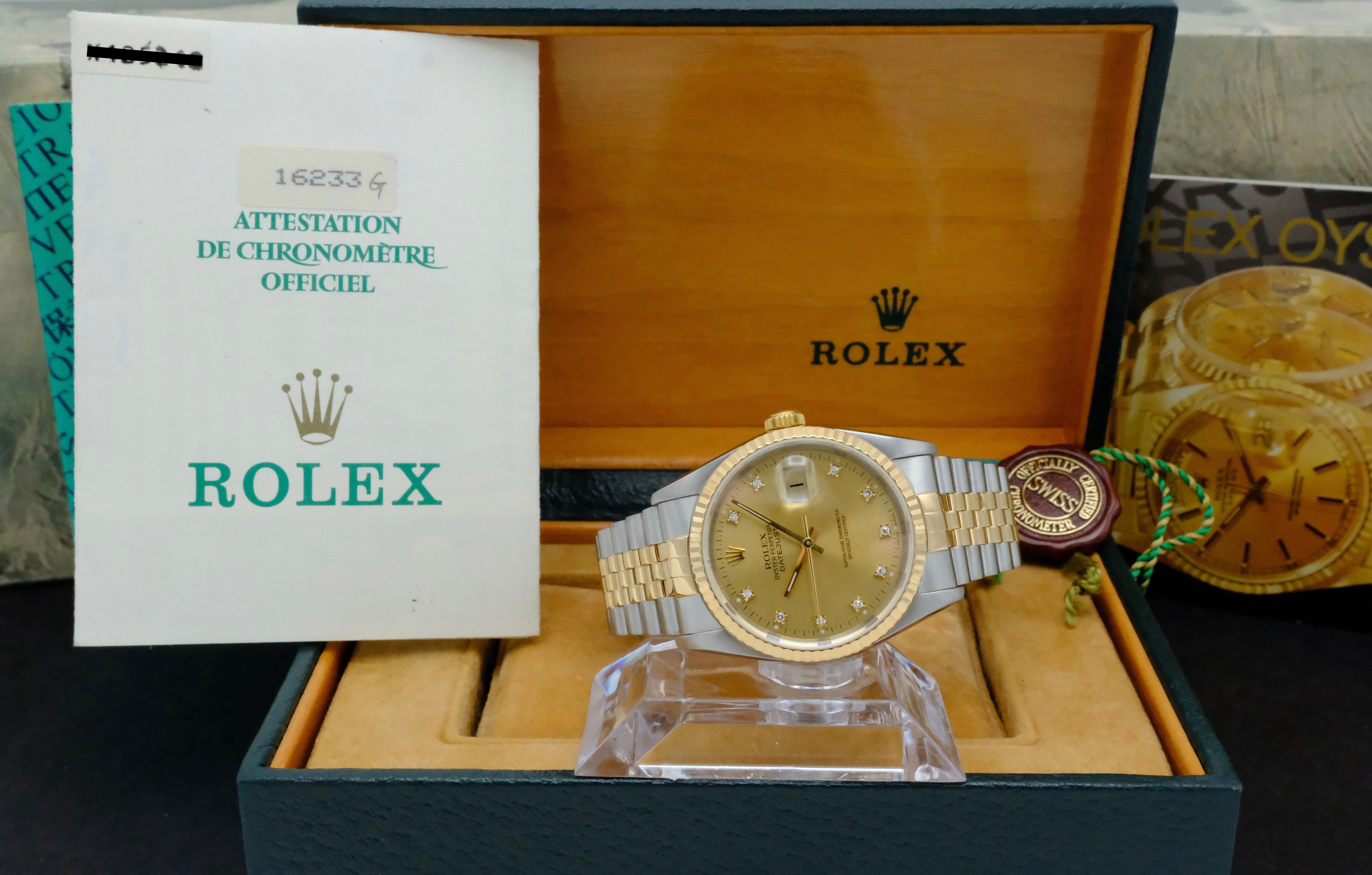 Rolex Datejust 16233G - 1991 - Rolex horloge - Rolex kopen - Rolex heren horloge - Trophies Watches