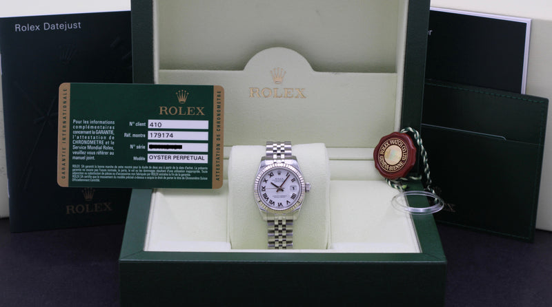 Rolex Oyster Perpetual Lady Datejust 179174 - 2011 - Rolex horloge - Rolex kopen - Rolex dames horloge - Trophies Watches