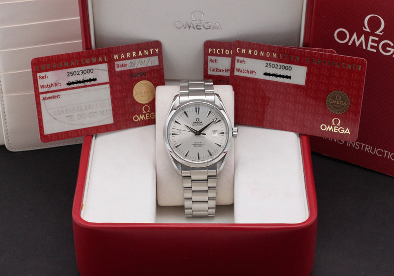 Omega Seamaster Aqua Terra Co-axial 2502.30.00 - 2008 - Omega horloge - Omega kopen - Omega heren horloge - Trophies Watches