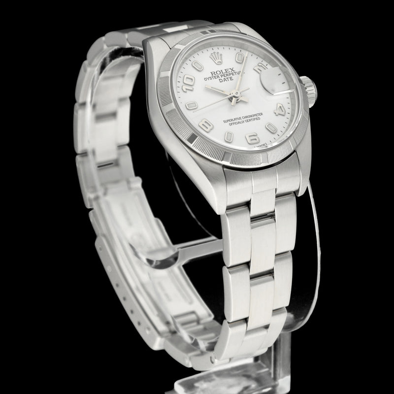 Rolex Oyster Perpetual Lady Date 79190 - 2004 - Rolex horloge - Rolex kopen - Rolex dames horloge - Trophies Watches
