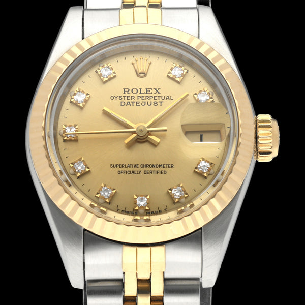 Rolex Lady-Datejust 69173G - 1988 - Rolex horloge - Rolex kopen - Rolex dames horloge - Trophies Watches