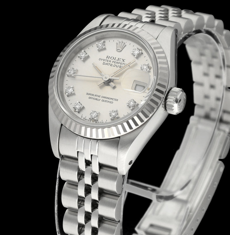 Rolex Oyster Perpetual Lady Datejust 69174G - 1991 - Rolex horloge - Rolex kopen - Rolex dames horloge - Trophies Watches