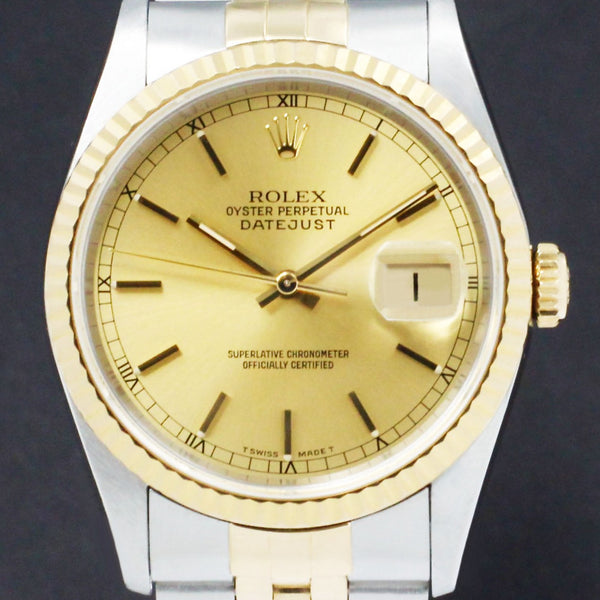 Rolex Datejust 16233 - 1992 - Rolex horloge - Rolex kopen - Rolex heren horloge - Trophies Watches